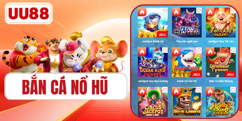 Bắn Cá Nổ Hũ UU88 Khám Phá Đại Dương 3D Sống Động Nhất