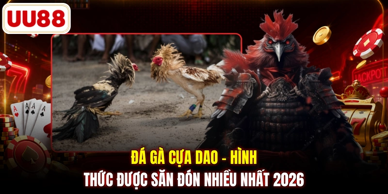 Đá gà cựa dao - Hình thức được săn đón nhiều nhất 2026