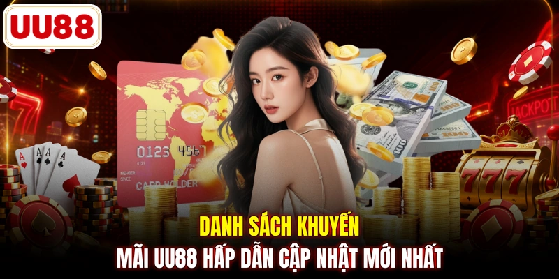 Danh sách khuyến mãi UU88 hấp dẫn cập nhật mới nhất