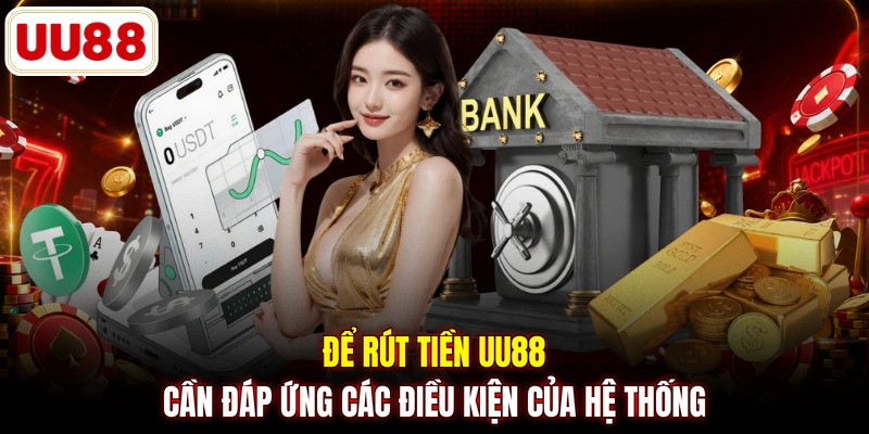Để rút tiền UU88 cần đáp ứng các điều kiện của hệ thống